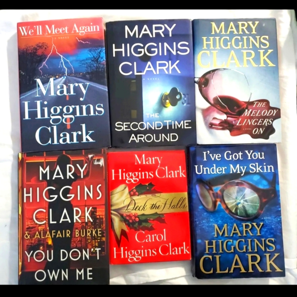 :* Lot of 6 Mary Higgins Clark Hardcover  books novels  very good condition lot2